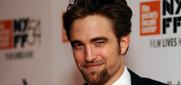 Robert Pattinson debuts a scraggly goatee at the NYFF: hot or not?