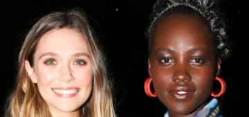 Who was the best-dressed at the Kenzo event, Lupita or Elizabeth Olsen?