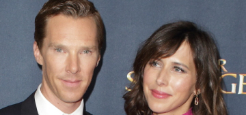 Sophie Hunter in a caped Valentino sack dress at UK premiere: hot or not?