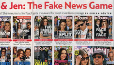 US Weekly runs two pages of In Touch’s phony Brangelina covers