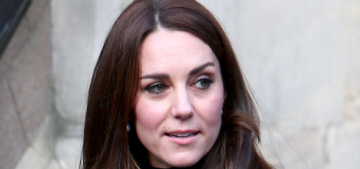 Duchess Kate repeats a baby-blue Murberry coat: pretty or budget?
