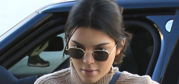 Kendall Jenner got her new, white Italian greyhound puppy a diamond necklace