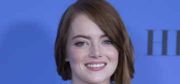 Emma Stone in star-covered Valentino at the Golden Globes: twee or sweet?