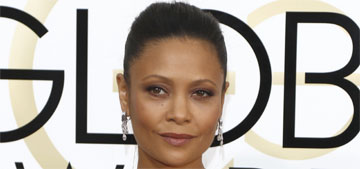 Thandie Newton in white Monse at the Golden Globes: overlooked?
