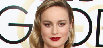 Brie Larson in red Rodarte at the Golden Globes: too simple or just perfect?