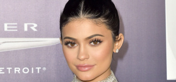 Kylie & Kendall Jenner both looked crazy-plastic at a post-Globes party