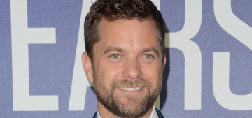 Joshua Jackson is just out here, making out with mystery brunettes for 45 minutes