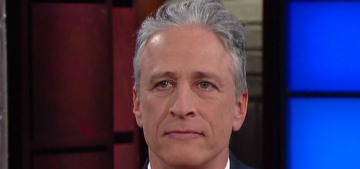 Jon Stewart is so shocked that Trump’s racism came with executive orders