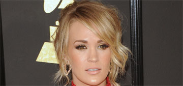 Carrie Underwood in Ellie Madi at the Grammys: too fussy or decent?