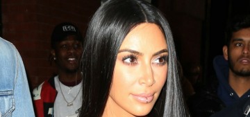 Kim Kardashian struts around NYC in a patchwork fur coat: cute or disgusting?