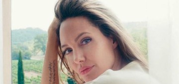 Angelina Jolie’s first Guerlain advertising images are all over the place