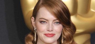 Emma Stone in Givenchy at the Oscars: bordello lamp or glam & golden?