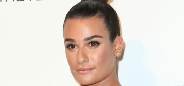 “Dear Lea Michele, this is not your most flattering hairstyle” links