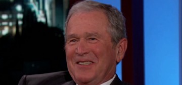 Is anyone else enjoying George W. Bush’s shady AF book tour?