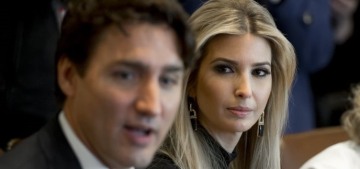 Ivanka Trump stalked Justin Trudeau to NY just so she could sit with him