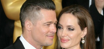 People: Brad Pitt & Angelina Jolie are ‘making peace’ & talking directly
