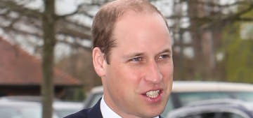 Prince William was out & about today in Britain as Brexit became official