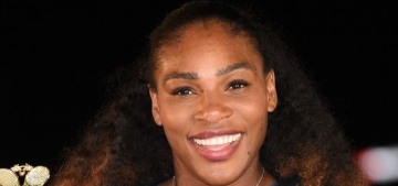 Is Serena Williams already shopping for frou-frou lace wedding gowns?