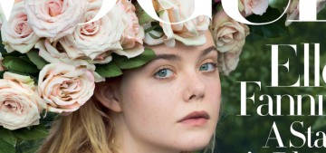 Elle Fanning covers the June issue of Vogue, is basically an adorable puppy