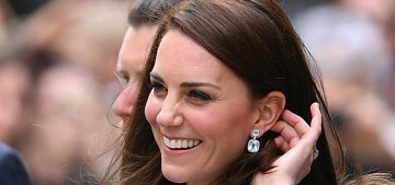 Duchess Kate debuted a new pair of $3500 blue topaz earrings in Luxembourg