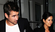 Colin Farrell celebrates his 33rd with old scruffy boots, his sister & no girlfriend