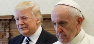 Donald Trump met with Pope Francis, gave him copies of MLK’s books
