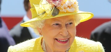 The Queen was a brooch-wearing ray of sunshine at Epsom Downs this weekend