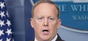 Sean Spicer took questions from Russian media but not CNN, WaPo or Politico