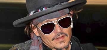 Johnny Depp, humble poet: Flying commercial would ‘a f–king nightmare’