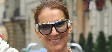 Céline Dion wore a $110,000 outfit complete with leather overalls: hot or huh?