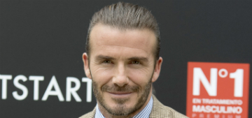 David Beckham on criticism of his social media pics: ‘I kiss all my kids on the lips’