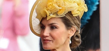 Spain’s Queen Letizia wore an awful yellow ensemble for the British state visit