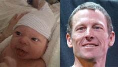 Lance Armstrong welcomes a baby boy