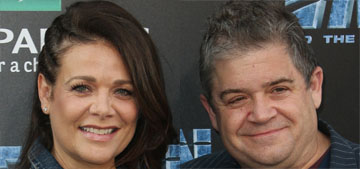 Patton Oswalt and Meredith Salenger cozy up at Comic-Con