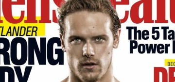 Sam Heughan’s shirtless Men’s Health cover: gorgeous or too pretty?