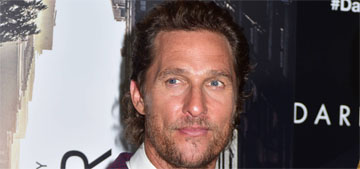 Matthew McConaughey learned on the red carpet that costar Sam Shepard passed