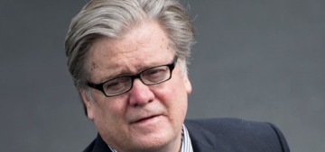 Steve Bannon loves everything about Donald Trump’s neo-Nazi insanity