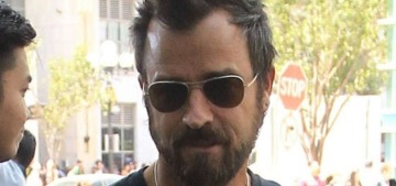 Star: Justin Theroux brought his makeup artist as his plus-one to Comic Con?