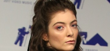 Lorde in a pink princess Monique Lhuillier ballgown at the VMAs: pretty or twee?