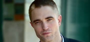 Robert Pattinson shows off his new buzzcut & ‘moon patch’ in Deauville