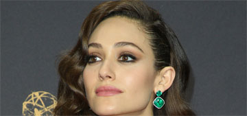 Emmy Rossum in Zac Posen at the Emmys: perfection or plain?