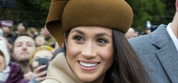 Meghan Markle, Duchess Kate & the other royals walked to church on Christmas
