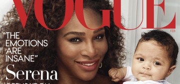 Serena Williams & baby Olympia cover Vogue, and this article is wonderful