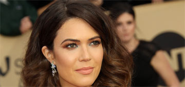 Mandy Moore in Ralph Lauren at the SAG Awards: perfect or poorly cut?