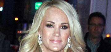 Carrie Underwood got pulled over for speeding, was let go and then cried