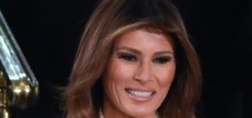 Melania Trump wore Suffragette white to her husband’s unhinged SOTU address