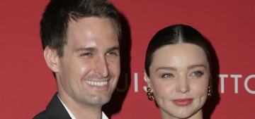 Miranda Kerr: Evan Spiegel won’t Snapchat our child’s birth because he’s ‘private’