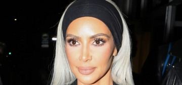 Kim Kardashian dyed her hair pink, says the best part of fame is the ‘free sh-t’