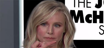 Kristen Bell: I got pinworms from my daughter, who caught them at school