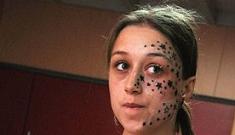 Girl with 56 stars tattooed on her face admits she requested them
